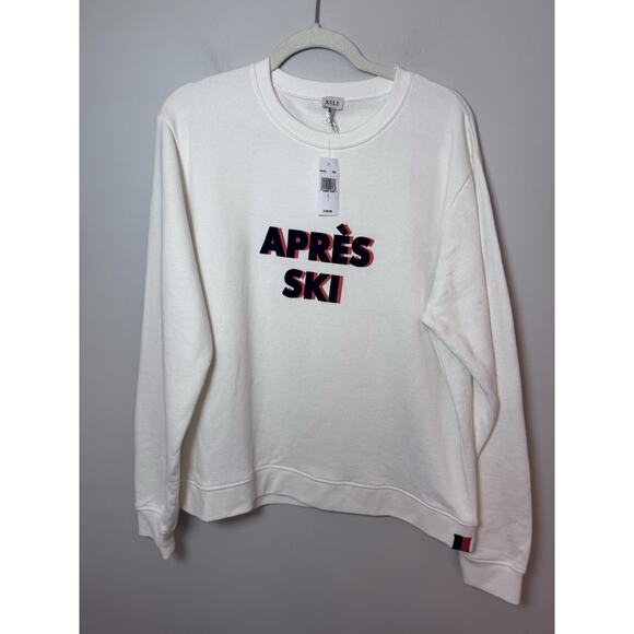 Kule The Raleigh Après Ski Graphic Sweatshirt Sz Large NWT $148 - Picture 7 of 13